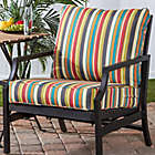 Alternate image 1 for Greendale Home Fashions Stripe 2-Piece Outdoor Deep Seat Cushion Set