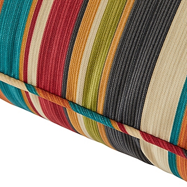 Greendale Home Fashions Stripe 2-Piece Outdoor Deep Seat Cushion Set. View a larger version of this product image.