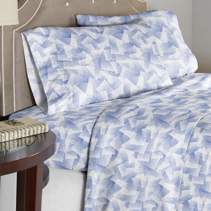 Pointehaven Valentina 200 Thread Count Twin XL Sheet Set in Blue 