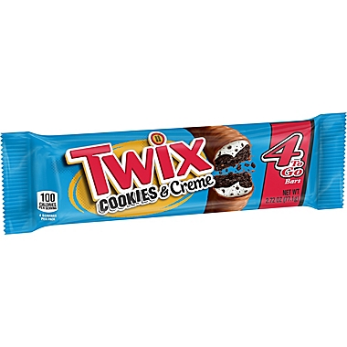 Twix Cookies &amp; Cream 2.72 oz. Candy Bars. View a larger version of this product image.