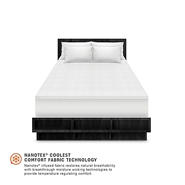 SensorPEDIC 1.5-Inch Coolest Comfort Memory Foam California King Mattress Topper. View a larger version of this product image.