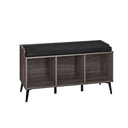RiverRidge® Home Woodbury Storage Bench with Cubbies in Weathered Wood