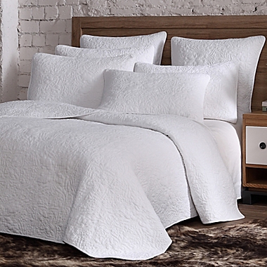 Savannah 3-Piece King Quilt Set in White. View a larger version of this product image.