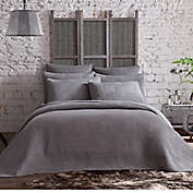 Estate Collection Origami 2-Piece Twin Quilt Set in Charcoal