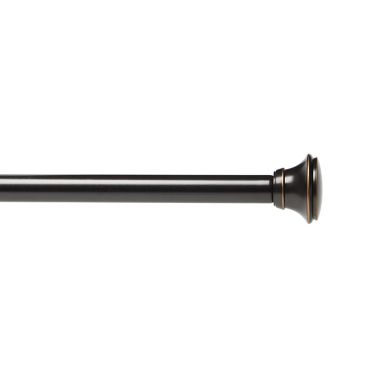 Umbra&reg; Cafe 84 to 120-Inch Adjustable Curtain Rod in Bronze. View a larger version of this product image.
