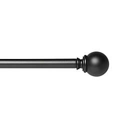 Umbra® Cafe 18 to 28-Inch Adjustable Curtain Rod in Black