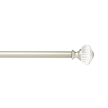 Umbra&reg; Cafe 1/2&quot; Wide 28 to 48-Inch Adjustable Curtain Rod in Nickel. View a larger version of this product image.