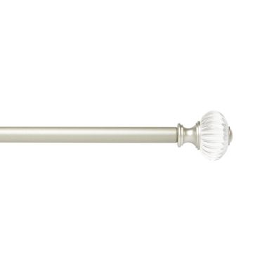 Umbra&reg; Cafe Doorknob 28 to 48-Inch Adjustable Curtain Rod in Nickel. View a larger version of this product image.