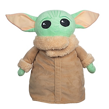 Star Wars&trade; The Mandalorian&trade; The Child (AKA Baby Yoda) Plush Backpack in Green/Brown. View a larger version of this product image.