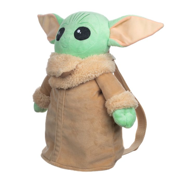 Star Wars The Mandalorian The Child Aka Baby Yoda Plush Backpack In Green Brown Buybuy Baby