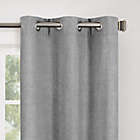 Alternate image 1 for Wamsutta&reg; Collective Asher Chambray 63-Inch Blackout Curtain Panel in Grey (Single)