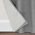 Alternate image 3 for Wamsutta&reg; Collective Asher Chambray 63-Inch Blackout Curtain Panel in Grey (Single)