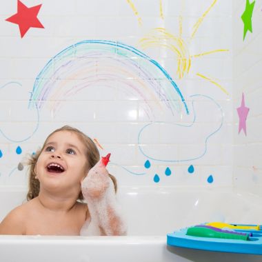 Edushape&reg; Soap Crayons And Foam Holder. View a larger version of this product image.