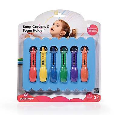 Edushape&reg; Soap Crayons And Foam Holder. View a larger version of this product image.