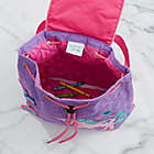 Alternate image 2 for Stephen Joseph&reg; Unicorn Embroidered Kid&#39;s Backpack in Purple