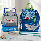 Alternate image 3 for Stephen Joseph&reg; Shark Embroidered Kid&#39;s Backpack in Blue