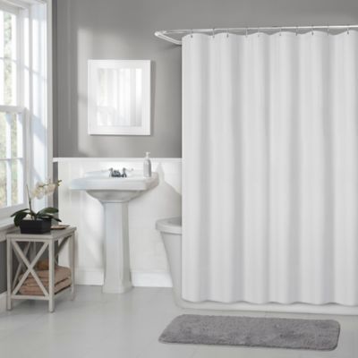 inexpensive fabric shower curtains