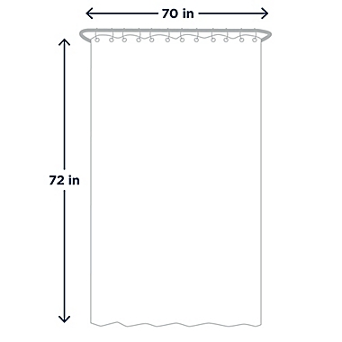 Titan 70-Inch x 72-Inch Waterproof Fabric Shower Curtain Liner in Ivory. View a larger version of this product image.