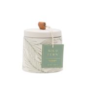 Foundry Candle Co. Petals Wild Fern 10 oz. Ceramic Candle in Green