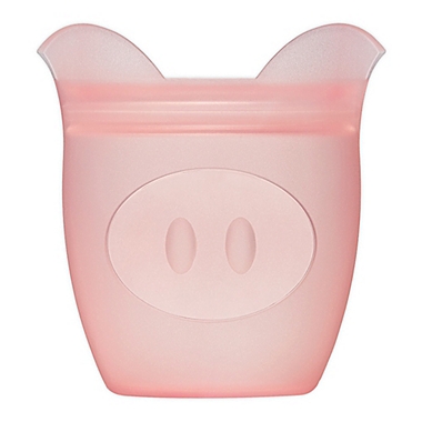 Zip Top Pig Baby Snack Container. View a larger version of this product image.