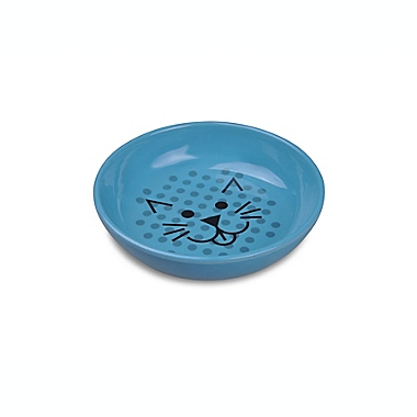 Van Ness Ecoware Non-Skid Cat Bowl in Blue. View a larger version of this product image.