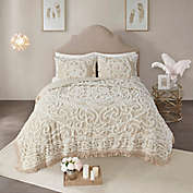 Madison Park Laetitia 3-Piece King/California King Coverlet Set in Taupe