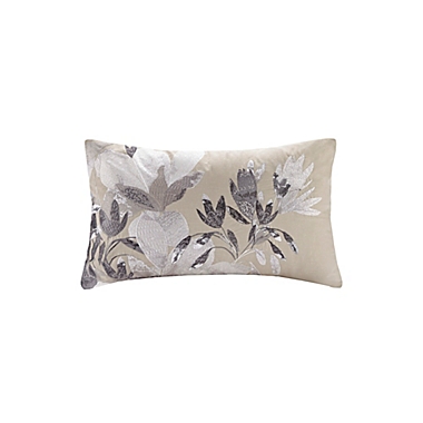 N Natori&reg; Odessa Oblong Throw Pillow in Neutral. View a larger version of this product image.