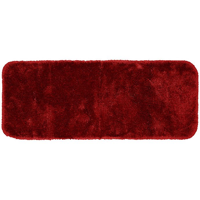 Finest Luxury 22 X 60 Bath Rug, Red Fluffy Bathroom Rugs