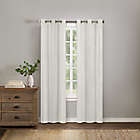 Alternate image 3 for Wamsutta&reg; Collective Asher Chambray 63-Inch Blackout Curtain Panel in White (Single)