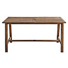 Alternate image 2 for Forest Gate Rectangular Acacia Wood Patio Dining Table in Dark Brown