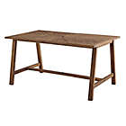Alternate image 5 for Forest Gate Rectangular Acacia Wood Patio Dining Table in Dark Brown