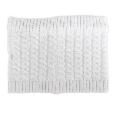 NYGB&trade; Fisherman Cable Knit Scarf in Cloud Grey