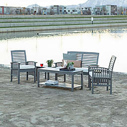 Forest Gate 5-Piece Acacia Outdoor Chat Set