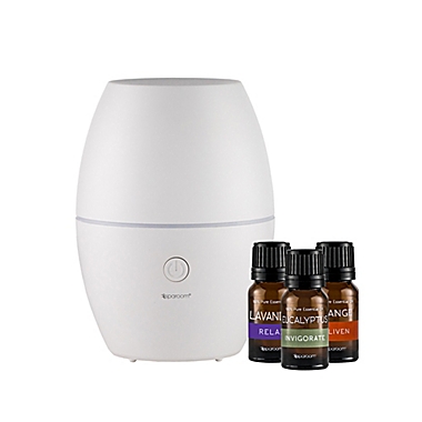 SpaRoom&reg; Mistifier Diffuser with Essential Oil Value Pack in White. View a larger version of this product image.
