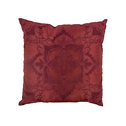 Donna Sharp Spice Postage Stamp UCC Square Throw Pillow in Red