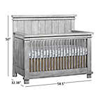 Alternate image 6 for Soho Baby Hampton 4-in-1 Convertible Crib in Stonewash