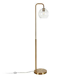Hudson&Canal Harry Arc Floor Lamp in Gold