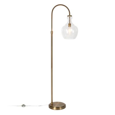 Hart Fl0433 Sara Brass Floor Lamp, Hudson Industrial Floor Lamp Replacement Shade