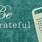 Alternate image 2 for "Be Grateful" 20" x 34" Accent Rug in Blue