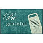 Alternate image 0 for "Be Grateful" 20" x 34" Accent Rug in Blue
