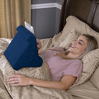 Pillow Pad Multi-Angle Lap Desk in Blue. View a larger version of this product image.