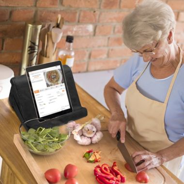 Pillow Pad Multi-Angle Lap Desk in Grey. View a larger version of this product image.