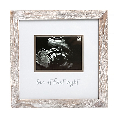 Pearhead&reg; &quot;Love at First Sight&quot; Sonogram Rustic Picture Frame. View a larger version of this product image.