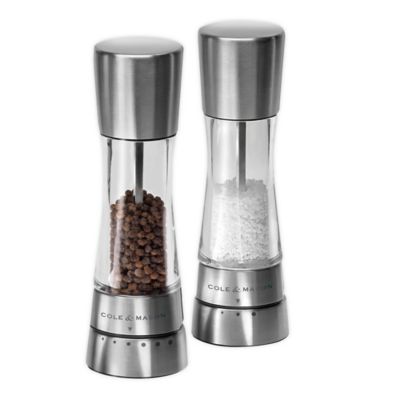 salt mill and pepper grinder set