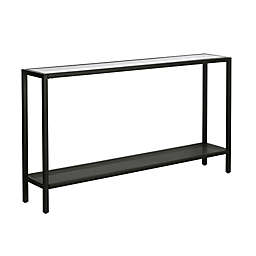 Rigan Console Table in Blackened Bronze
