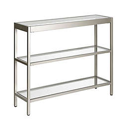 Alexis 36-Inch Console Table in Satin Nickel