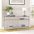 Alternate image 3 for Hudson&amp;Canal&reg; Sivil Console Table in Satin Nickel finish