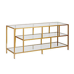 Hudson&Canal® Winthrop TV Stand in Brass