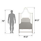 Alternate image 17 for Little Seeds Monarch Hill Clementine Twin Canopy Bed in White