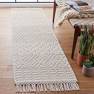Safavieh Natura 2&#39;3 x 8&#39; Scarlett Runner in Ivory. View a larger version of this product image.